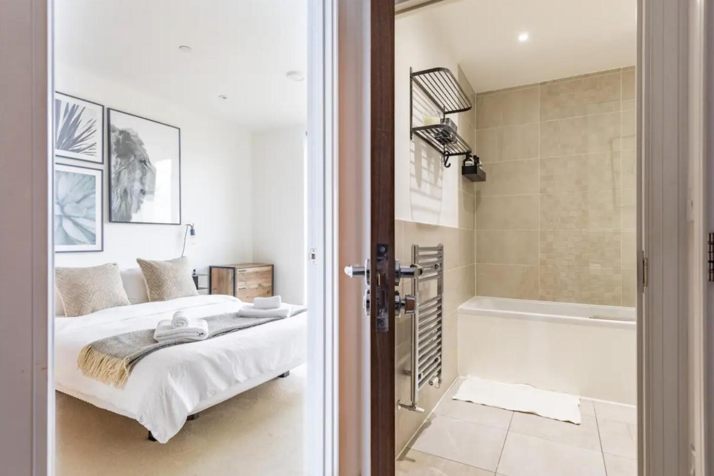 Modern 1 Bed L City Views L Work Space Londra Exterior foto